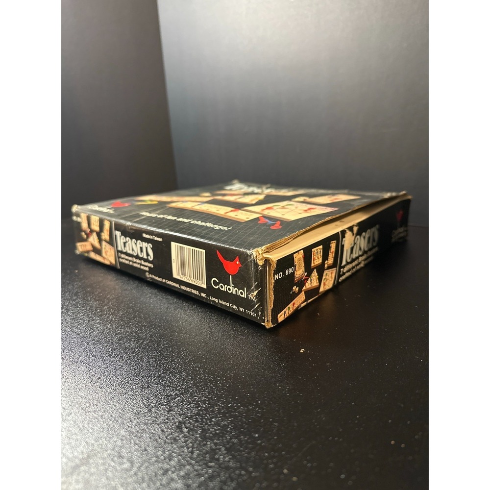 Cardinal Teasers 7 Brain Busters Wooden Peg Puzzle Games – Partial/Played - Picture 9 of 10